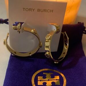 Tory Burch Gold Hoop Earrings
